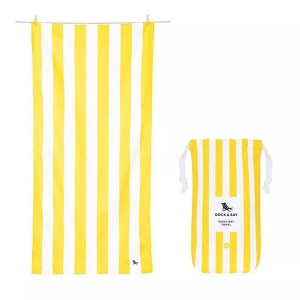 Diverse, Badetuch CABANA XL yellow