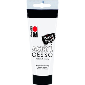 Marabu, MARABU Acryl Gesso, Marabu Grundierung Gesso 100 ml, Weiss