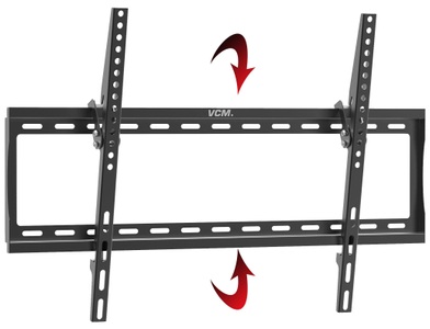 VCM, Universal TV VESA Wandhalterung Halter Fernsehhalter flach neigbar B-FN600 Universal TV VESA Wandhalterung Halter Fernsehhalter flach neigbar B-FN600, VCM Wandhalterung B-FN 600 neigbar, schwarz