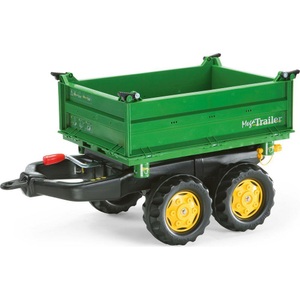ROLLY TOYS, rolly®toys rollyMega Trailer, JD Grün, 122004, 