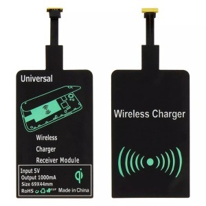 Avizar, Avizar Qi Charger Kit und Micro-USB Wireless Charging Receiver - Schwarz, Avizar - QI Ladegerät Set: Ladeempfänger+Ladepad, Schwarz, One Size