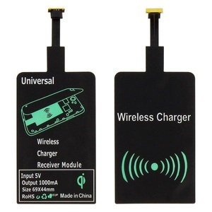 Avizar, Avizar Qi Charger Kit und Micro-USB Wireless Charging Receiver - Schwarz, Avizar - QI Ladegerät Set: Ladeempfänger+Ladepad, Schwarz, One Size