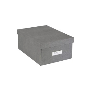 BIGSO, KARIN Aufbewahrungsbox Grau Canvas KARIN Aufbewahrungsbox Grau Canvas, Bigso Box of Sweden - KARIN Aufbewahrungsbox Grau Canvas, One Size,