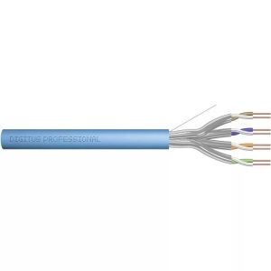 Digitus, Digitus DK-1623-A-VH-1 Netzwerkkabel CAT 6a U/FTP 4 x 2 x 0.25 mm² Licht-Blau 100 m, Digitus - Netzwerkkabel, Hellblau, One Size