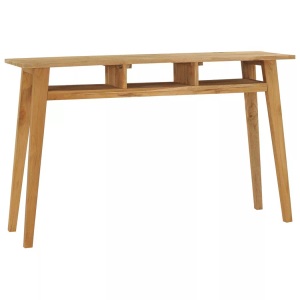 vidaXL, vidaXL Konsolentisch 120x35x75 cm Teak Massivholz, vidaXL Konsolentisch 120x35x75 cm Teak Massivholz