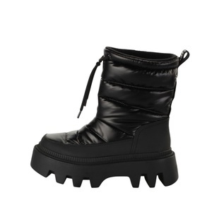 Buffalo, Buffalo Winterboots »FLORA PUFFER BOOT«, mit Schnürung am Schaft, Buffalo - damen stiefeletten flora puffer boot vegan nylon, für Damen, Größe 40