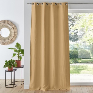LA REDOUTE INTERIEURS, Blickdichter Vorhang Onega Unisex Beige 135x220cm, La Redoute Intérieurs - Blickdichter Vorhang Onega, 135x220cm, Beige