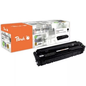 Peach, Peach Tonermodul schwarz kompatibel zu HP No. 201A, CF400A, Peach HP 201 ABK Toner bk ersetzt HP No. 201A BK, CF400A für z.B. HP Color LaserJet Pro MFP M 277 dw, HP Color LaserJet Pro M 252 dw