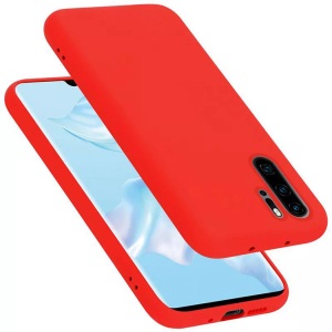 Cadorabo, Hülle für Huawei P30 PRO TPU Silikon Liquid, Cadorabo - Hülle für Huawei P30 PRO TPU Silikon Liquid, Rot