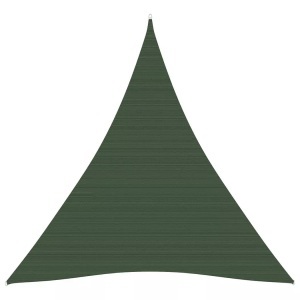 vidaXL, vidaXL Sonnensegel 160 g/m² Dunkelgrün 3x4x4 m HDPE, vidaXL Sonnensegel 160 g/m² Dunkelgrün 3x4x4 m HDPE