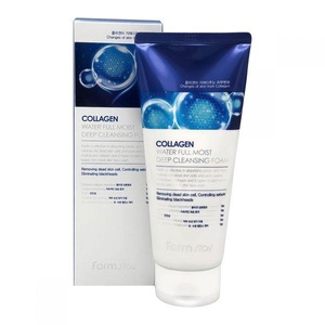 FARM STAY, Collagen Water Full Moist Deep Cleansing Foam Damen 180ml, 