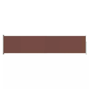 vidaXL, vidaXL Seitenmarkise Ausziehbar 140x600 cm Braun, vidaXL Seitenmarkise Ausziehbar 140x600 cm Braun