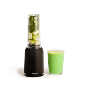 IKOHS, MOI SLIM Smoothie Designer­Mixer 400 ml schwarz, CREATE Standmixer Moi schwarz