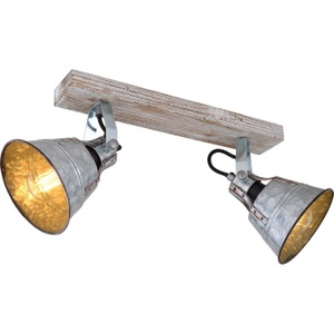 mutoni light, Strahler Günther I Holz weiss 2xE27, Strahler Günther I Holz weiss 2xE27
