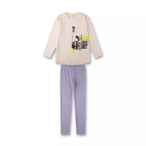 Sanetta, Sanetta - Mädchen Schlafanzug Fotoprint, 164, Multicolor, Sanetta - Mädchen Schlafanzug Fotoprint, 164, Multicolor