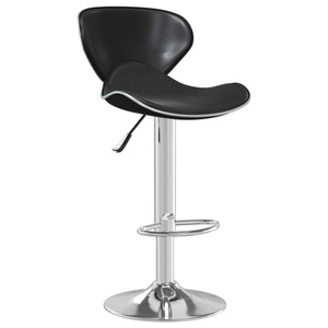 vidaXL, vidaXL Barhocker Schwarz Kunstleder, vidaXL Barhocker Schwarz Kunstleder
