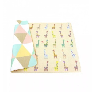 Baby Care, BABY CARE Spielmatte medium Giraffe in Love 185x125 cm, BabyCare Spielmatte »Giraffe in Love, 185 x 125 cm«
