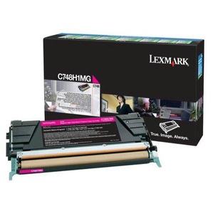 Lexmark, Toner magenta C748H1MG, LEXMARK Tonerkassette magenta 10.000 seiten passend für: C 748 DE;C 748 DTE;C 748 E;C 748 Series