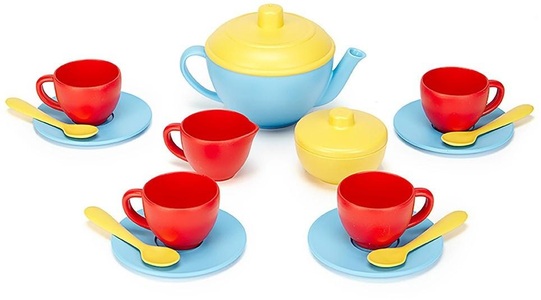 green toys, Green Toys - Tee-Set blau, Green toys - Toys Teeset mit er Teekanne, Blau