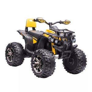 HOMCOM, HOMCOM - Mini Elektro-Quad Kinder, One Size, Gelb, HOMCOM - Mini Elektro-Quad Kinder, One Size, Gelb