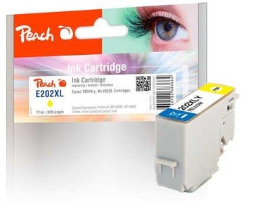 Peach, Peach Tintenpatrone XL gelb kompatibel zu Epson No. 202XL, T02H4, Peach Tinte Epson No 202XL (T02H4) Yellow