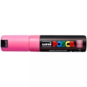 uni-ball, UNI-BALL Posca Marker 4.5-5.5mm PC-7M PINK rosa, Rundspitze, uni-ball Posca Marker, 4.5-5.5mm, rosa, Rundspitze, PC-7M PINK