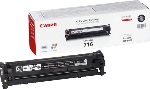 Canon, Original Tonerpatrone schwarz Canon No. 716, 1980B002, Canon Toner, schwarz, 716, 1980B002, (2'300 Seiten)