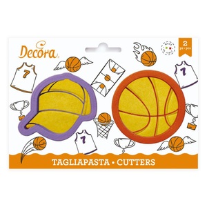 Decora, Decora Guetzli-Ausstecher-Set 2 Stück, Basketball, Decora Guetzli-Ausstecher-Set 2 Stück, Basketball