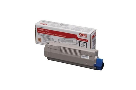 OKI, Original Tonerpatrone schwarz OKI 43865724, Oki Toner, schwarz, 43865724, (8'000 Seiten)