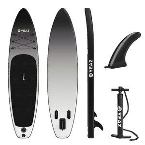 Yeaz, Black Sands Beach - Exotrace - Sup Board - Evening Shadow Unisex Grau ONE SIZE, YEAZ - BLACK SANDS BEACH EXOTRACE SUP Board, One Size, Grau