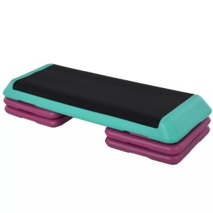 Northio, Northio - Steppbrett Aerobic Fitness Heimtrainer Stepper Höhenverstellbar 10Cm/15Cm/20Cm Pvc Pp Schwarz+Grün+Violett 110 X 40 X 20 Cm, One Size, Northio - Steppbrett Aerobic Fitness Heimtrainer Stepper Höhenverstellbar 10Cm/15Cm/20Cm Pvc Pp Schwarz+Grün+Violett 110 X 40 X 20 Cm, One Size