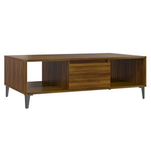 vidaXL, vidaXL Couchtisch Braun Eichen-Optik 103,5x60x35 cm Holzwerkstoff