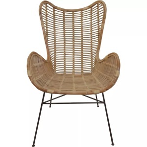 mutoni living, Sessel Rattan 75x84x113, mutoni - Sessel Paco 75x84x113, One Size, Braun