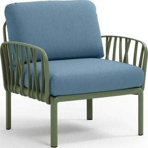 Nardi, Nardi - Entspannungssessel Komodo Kaki - Blau (47,5 x 79 x 78 cm), Garten Sessel Komodo agave blau