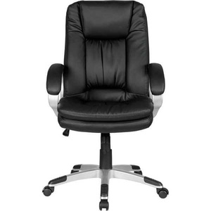 mutoni casual, Bürodrehstuhl mit Armlehnen schwarz, Bürodrehstuhl mit Armlehnen schwarz