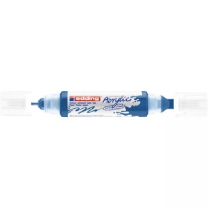 edding, edding Acrylmarker 5400, enzianblau, Edding Acrylmarker 5400, double liner, enzianblau sdm, 5400-903