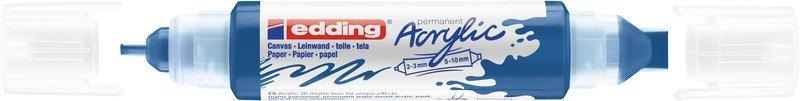 edding, edding Acrylmarker 5400, enzianblau, Edding Acrylmarker 5400, double liner, enzianblau sdm, 5400-903