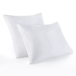 LA REDOUTE INTERIEURS, Weiches Synthetik-Kopfkissen Weiches Synthetik-Kopfkissen, La Redoute Intérieurs - Weiches Kopfkissen mit Baumwollbezug, 2X60X60CM, Weiss