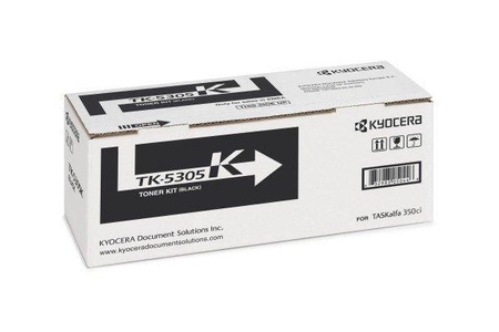 Kyocera, Kyocera Toner TK-5305K 1T02VM0NL0 Original Schwarz 12000 Seiten, KYOCERA - Toner-Modul schwarz TK-5305K TASKalfa 350ci 12'000 Seiten, Schwarz, One Size