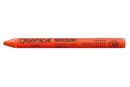 Caran d'ache, CARAN D'ACHE Wachsmalstift Neocolor 1 7000.060 zinnober, Caran d'Ache Wachsmalstift, Neocolor 1, zinnober, 7000.060