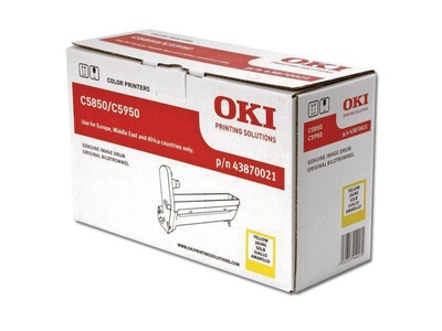 OKI, Original Drum Unit, gelb OKI 43870021, Oki Fotoleitereinheit, gelb, 43870021, (20'000 Seiten)