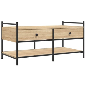 vidaXL, vidaXL Couchtisch Sonoma-Eiche 99x50x50 cm Holzwerkstoff