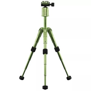 MANTONA, Mantona 21186 Dreibeinstativ 1/4 Zoll, 3/8 Zoll Arbeitshöhe=17 - 49.5 cm Grün Kugelkopf, Mantona - 21186 Stativ Digitale Film/kameras 3 Bein(e) Gr?n, Grün, One Size