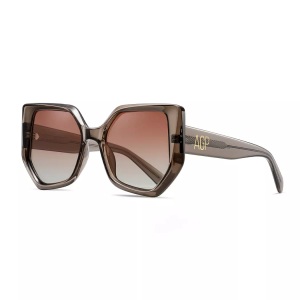 AVANT-GARDE PARIS, AVANT-GARDE PARIS - Elegante Butterfly Polarisierte Sonnenbrille, für Damen, Braun Bedruckt, One Size