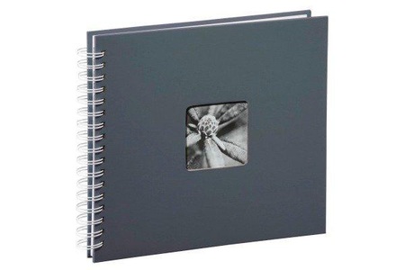 undefined, Hama Fine Art, Hama Spiralalbum Fine Art, 280 x 240mm, grau, weiss, 2112, (25 Blatt)