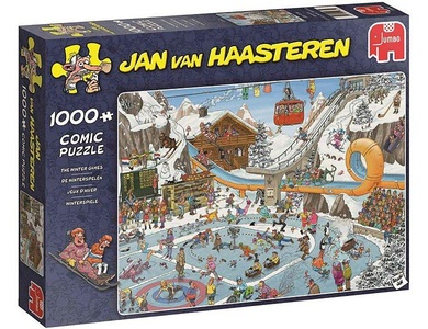 JUMBO VAN HAASTEREN, Puzzle Die Winterspiele, Jumbo Puzzle Die Winterspiele