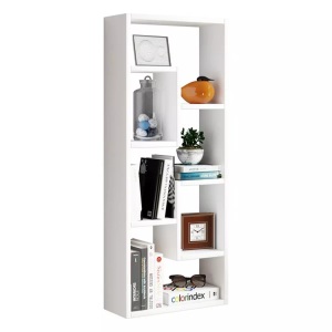 VCM, Holz Standregal Bücherregal Medienregal Aufbewahrung Raumteiler Deko Regal Vilo Holz Standregal Bücherregal Medienregal Aufbewahrung Raumteiler Deko Regal Vilo, MID.YOU Regal 36/92/15 cm weiss , Vilo , Holzwerkstoff , 36x92x15 cm , melaminharzbeschichtet,Nachbildung , stehend , 000657024601
