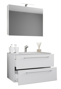 VCM, 3-tlg. Badmöbel Set 3-tlg. Badmöbel Set, VCM - 3-tlg. Badmöbel Set, 52 CM, Weiss