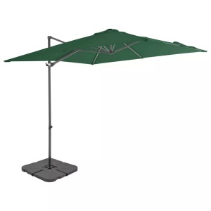 vidaXL, vidaXL Sonnenschirm mit Schirmständer Grün