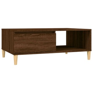 vidaXL, vidaXL Couchtisch Braun Eichen-Optik 90x60x35 cm Holzwerkstoff